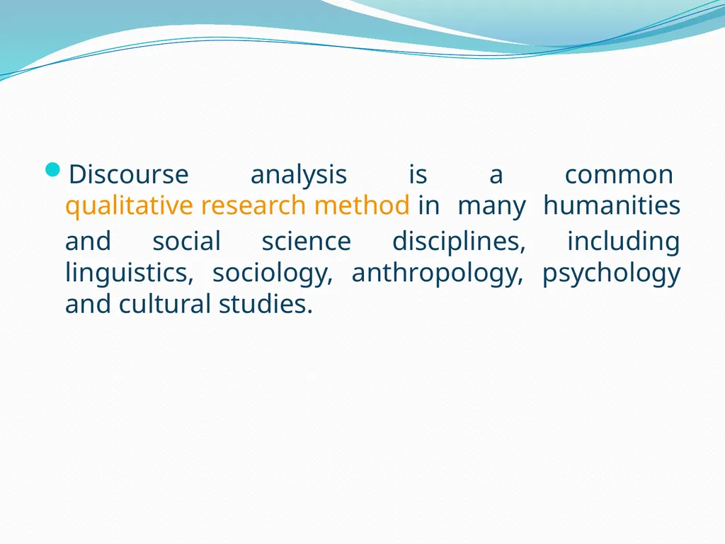 Discourse Analysis An introductory lecture What is - slide 8 of 22