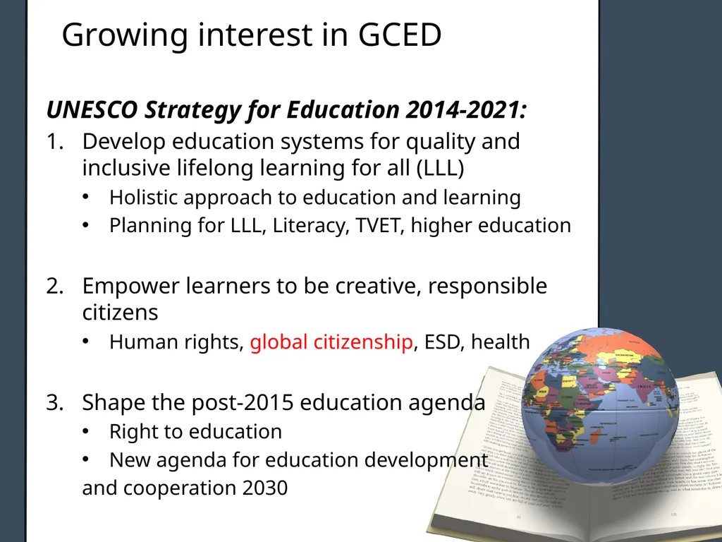 Global Citizenship and New Educational Agenda - slide 5 of 22