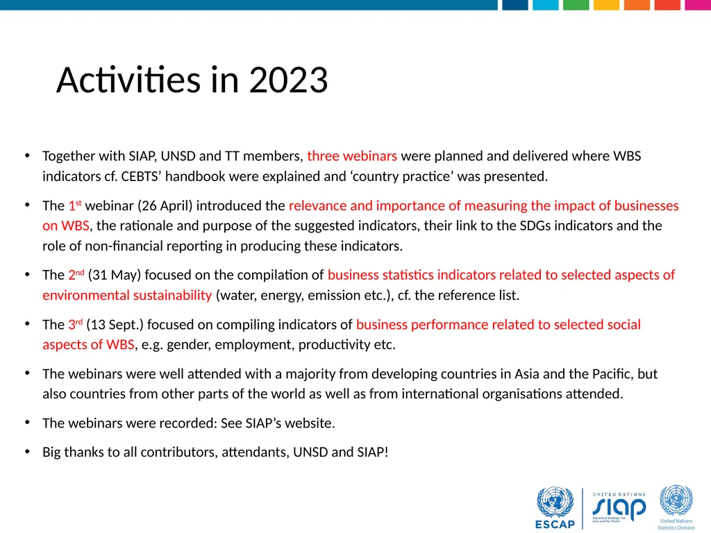 Regional Course on Statistical Business Registers - slide 19 of 22