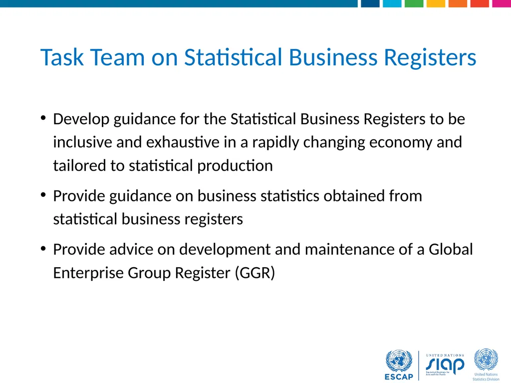 Regional Course on Statistical Business Registers - slide 12 of 22
