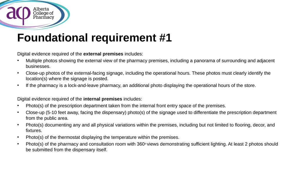 ACP inspections: digital evidence submission - slide 4 of 126