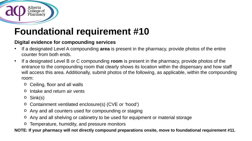 ACP inspections: digital evidence submission - slide 74 of 126