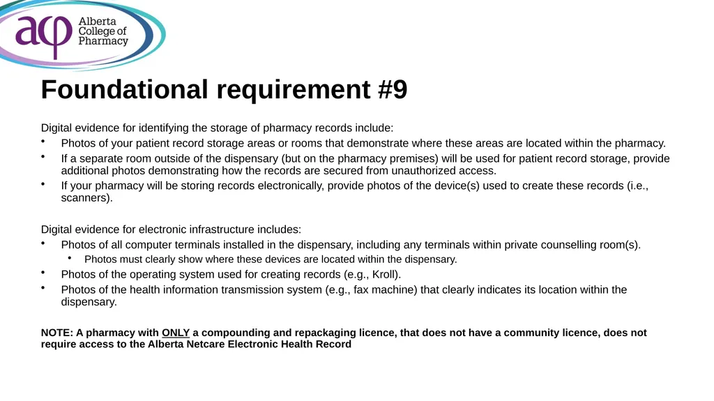 ACP inspections: digital evidence submission - slide 66 of 126