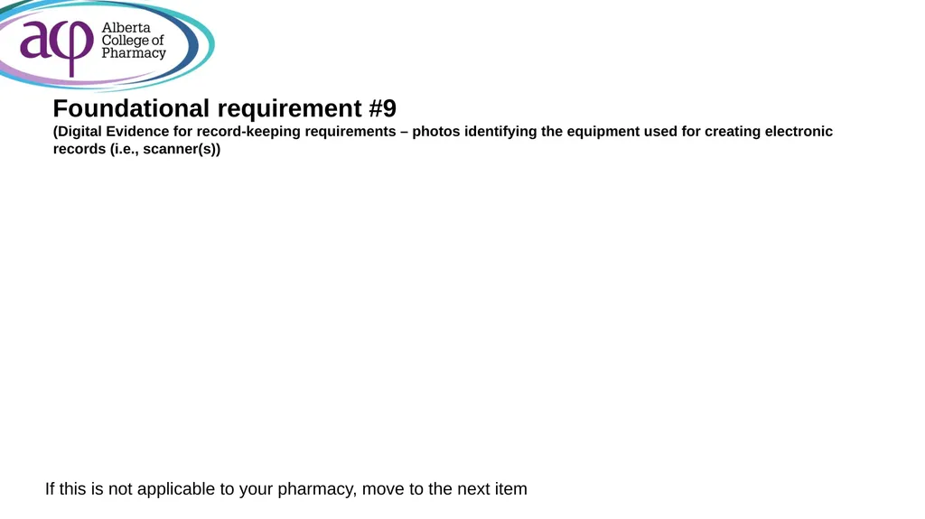 ACP inspections: digital evidence submission - slide 69 of 126