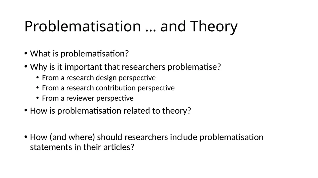 IS8014 Theory & Qualitative IS Research II: - slide 5 of 14