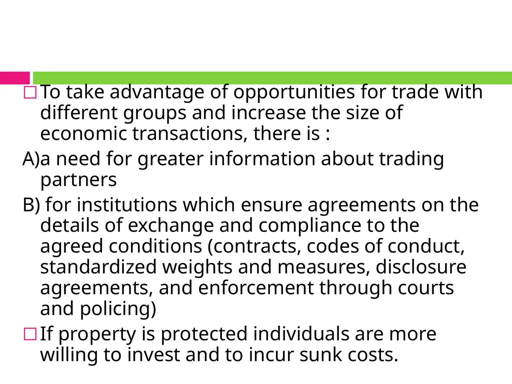 ALTERNATIVE INSTITUTIONAL TRAJECTORIES AND THEIR - slide 5 of 19