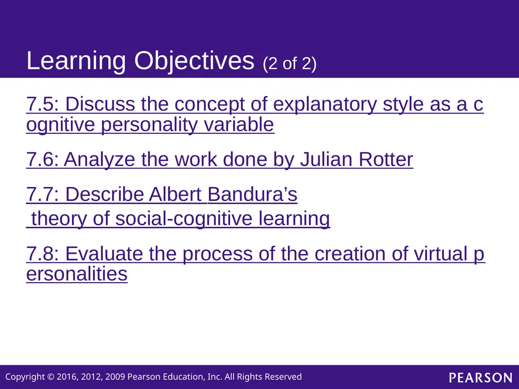 Personality Sixth edition Chapter 7 Cognitive and - slide 5 of 35
