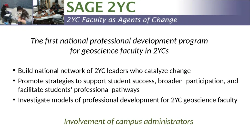 2018 Cohort 1 Change Agents and Administrators - slide 2 of 8