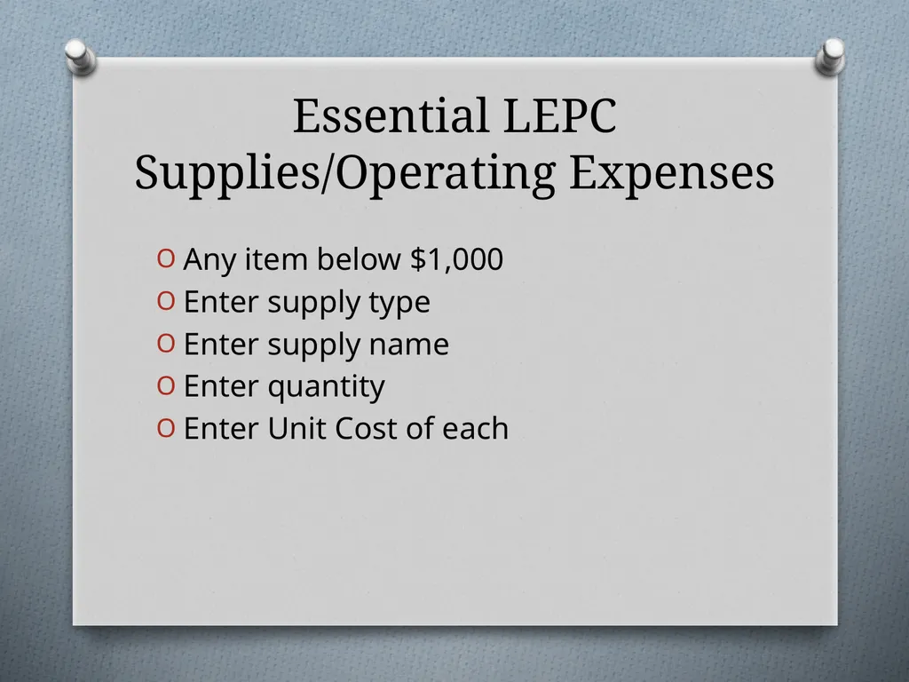 Local Emergency Planning Commission/District Grant - slide 5 of 23