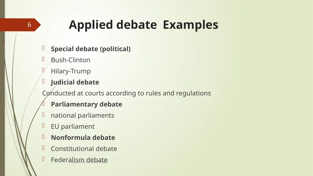 Academic Debate Academic Debate & Critical - slide 6 of 25