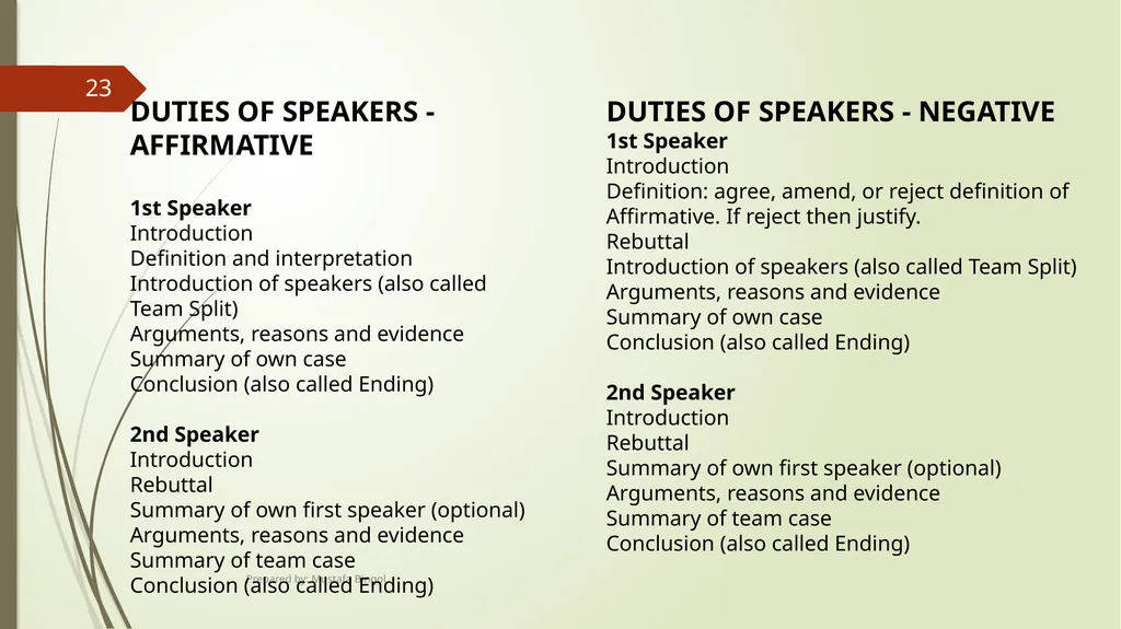 Academic Debate Academic Debate & Critical - slide 23 of 25