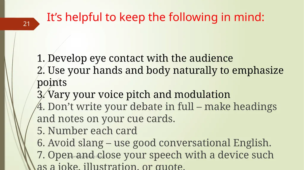 Academic Debate Academic Debate & Critical - slide 21 of 25