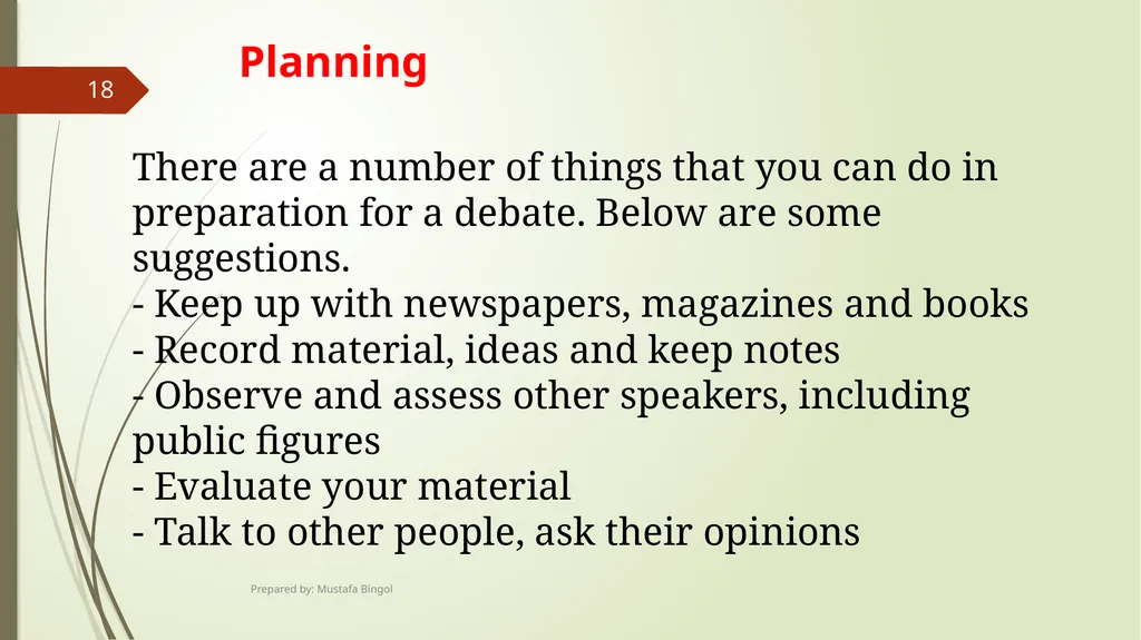 Academic Debate Academic Debate & Critical - slide 18 of 25