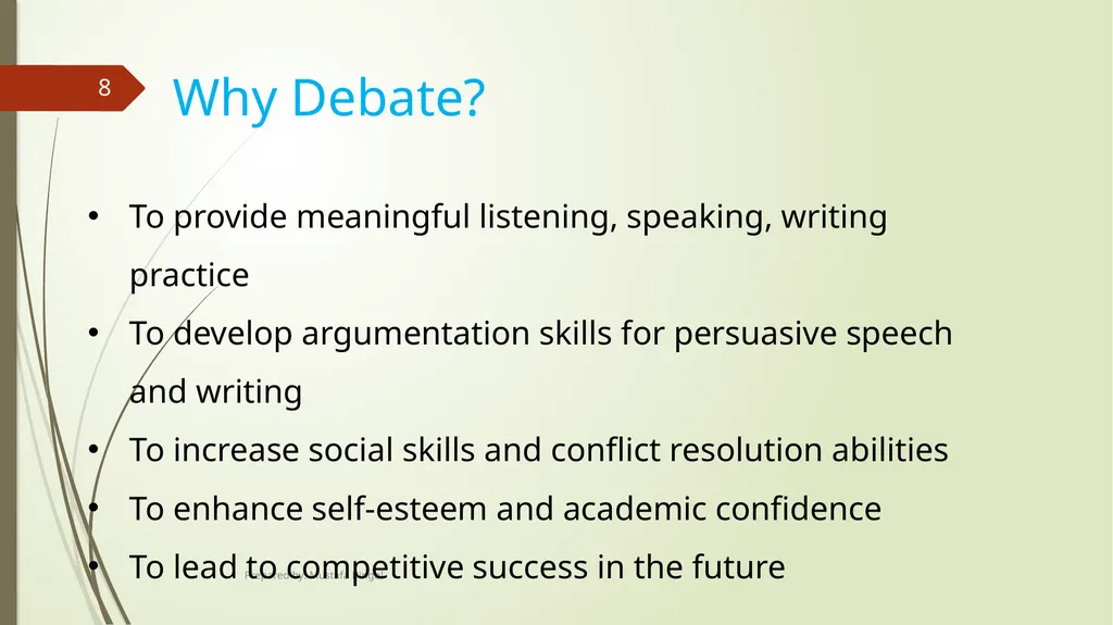 Academic Debate Academic Debate & Critical - slide 8 of 25
