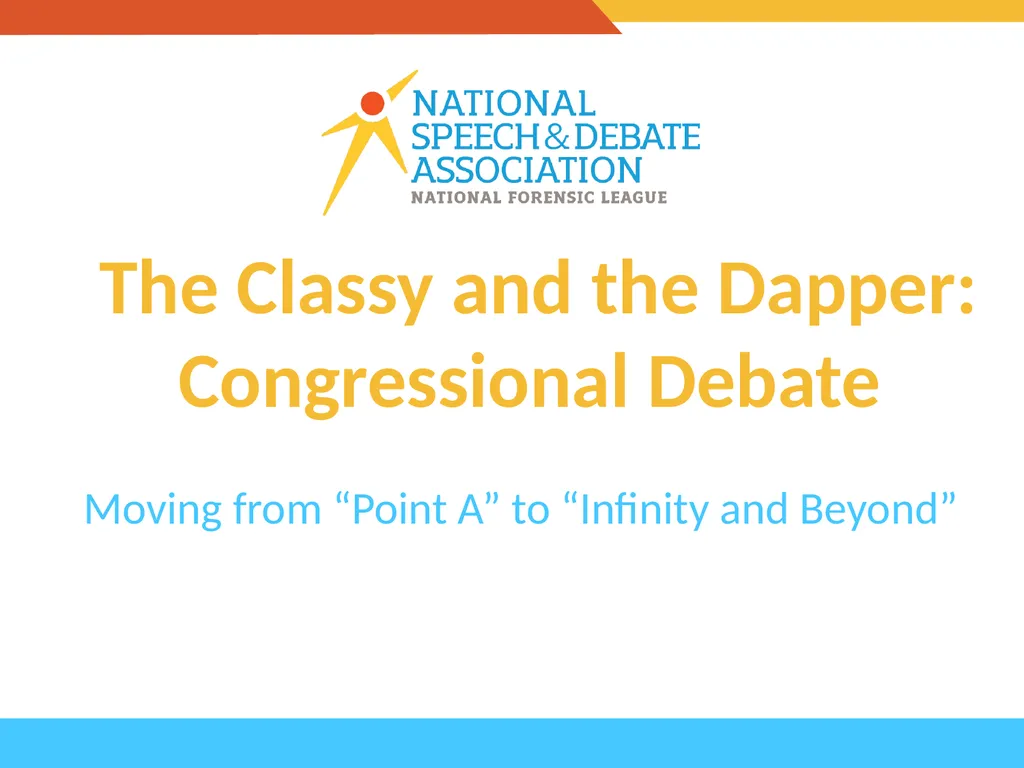 The Classy and the Dapper: Congressional Debate - slide 1 of 31