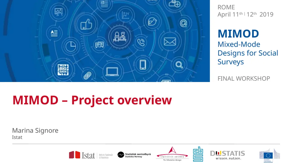 MIMOD – Project overview ROME April 11th | 12th - slide 1 of 25