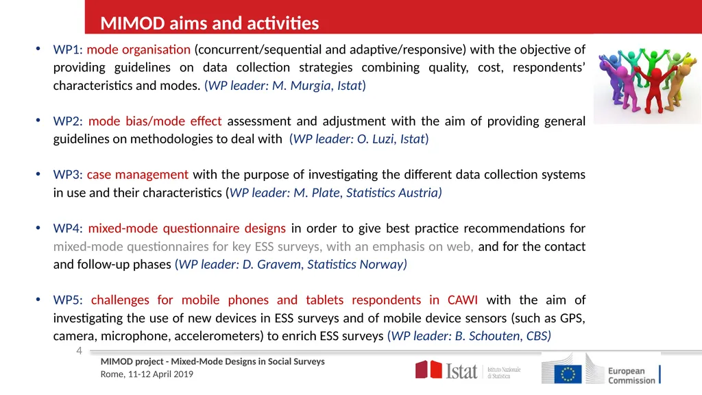 MIMOD – Project overview ROME April 11th | 12th - slide 4 of 25