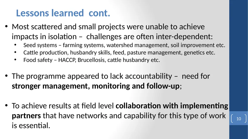 FAO Turkey Partnership Programme (FTPP) FAO Final - slide 10 of 16