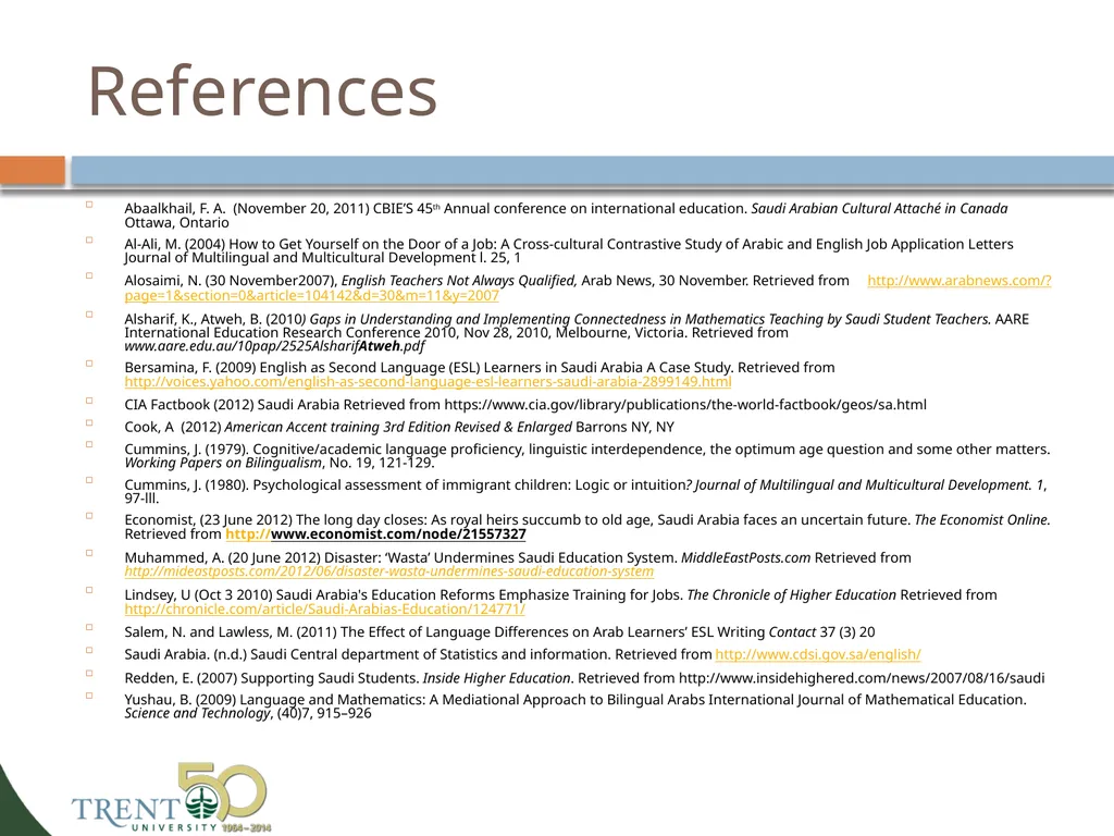 Business English programs for Saudi students: - slide 44 of 44
