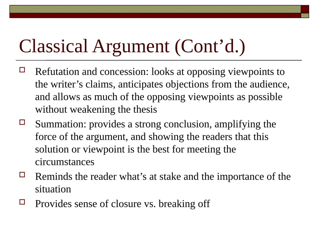 Improving Argumentative Stance Prewriting and - slide 12 of 19