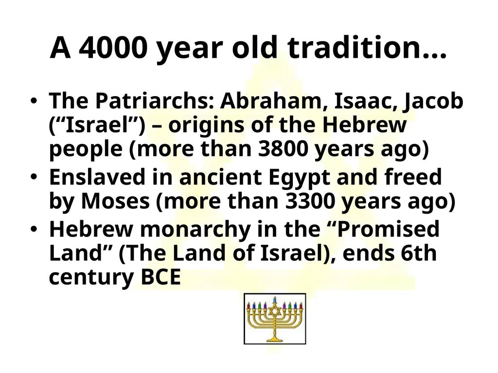 Judaism Bell Ringer – 8/11 Write down 3 things you - slide 4 of 40
