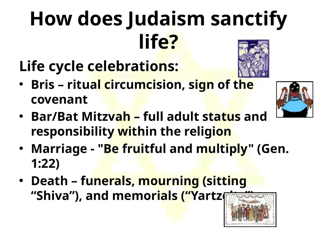 Judaism Bell Ringer – 8/11 Write down 3 things you - slide 9 of 40