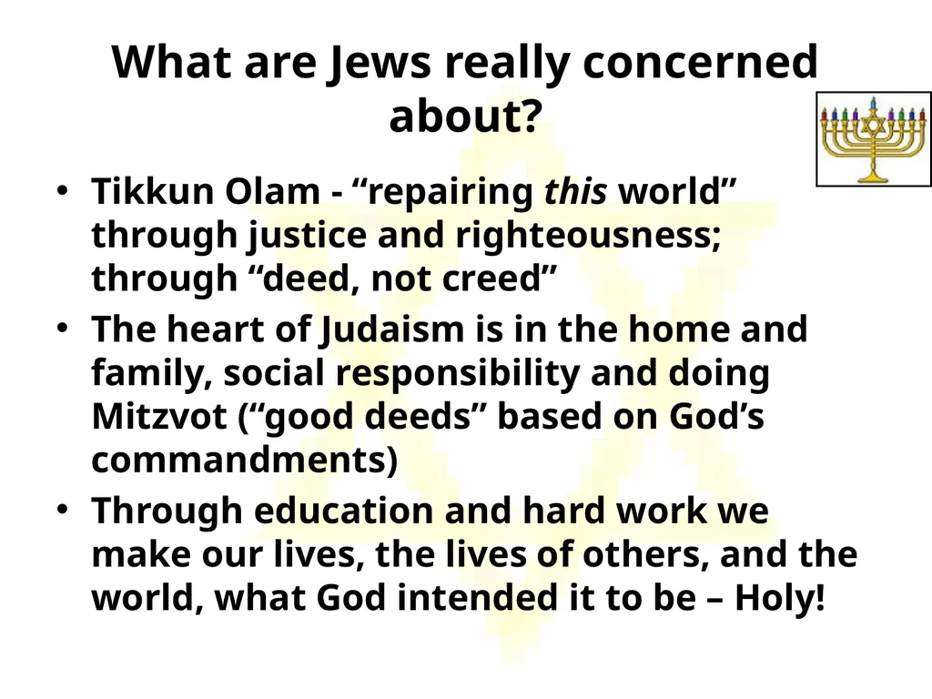 Judaism Bell Ringer – 8/11 Write down 3 things you - slide 13 of 40