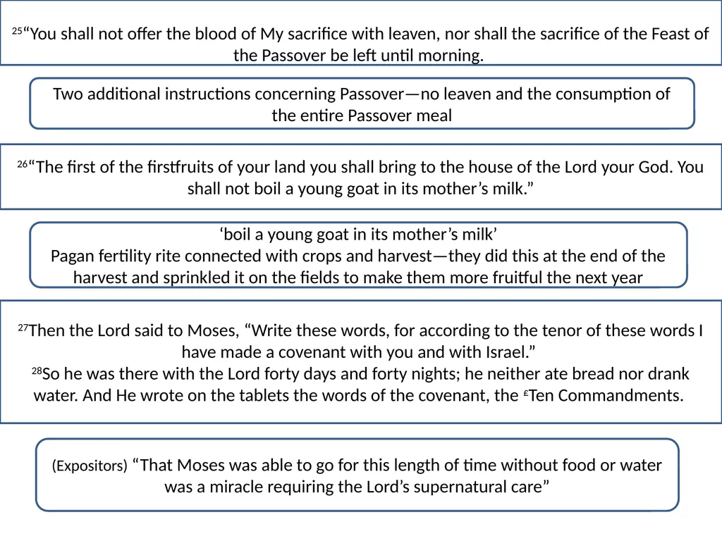 Exodus 33-34 Bible Study 1Then the Lord said to - slide 17 of 20