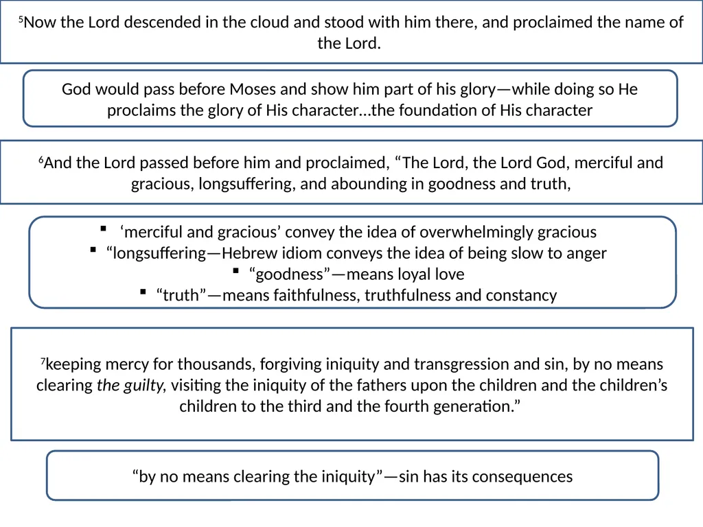 Exodus 33-34 Bible Study 1Then the Lord said to - slide 11 of 20