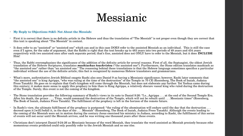 Refuting the Rabbis Jews for Judaism vs. Jews for - slide 13 of 28