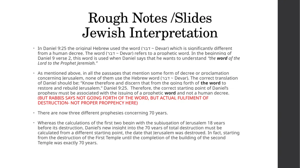Refuting the Rabbis Jews for Judaism vs. Jews for - slide 26 of 28