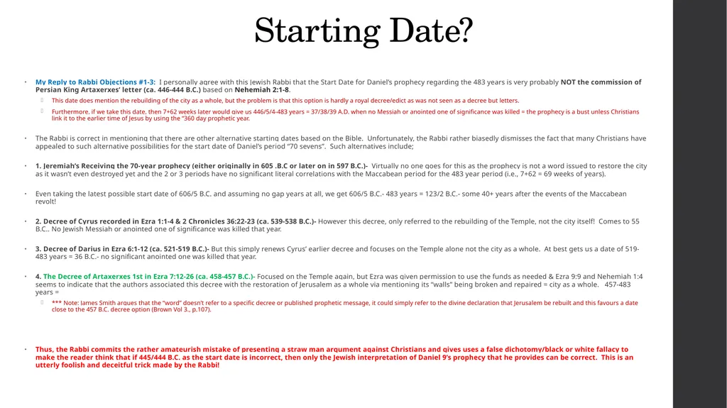 Refuting the Rabbis Jews for Judaism vs. Jews for - slide 7 of 28