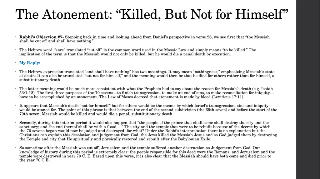 Refuting the Rabbis Jews for Judaism vs. Jews for - slide 17 of 28