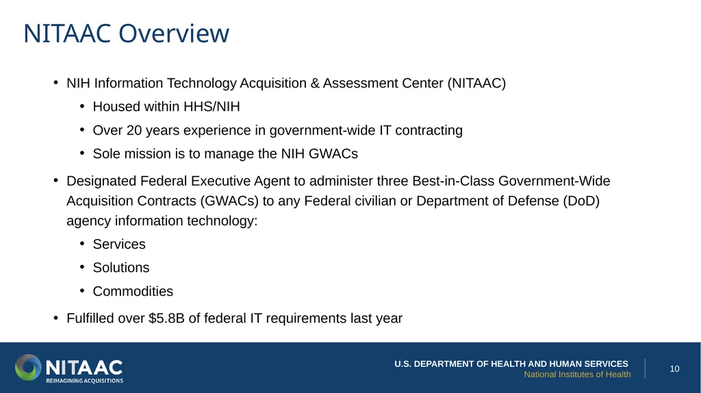 Welcome to the Federal Insights Exchange Virtual - slide 10 of 25