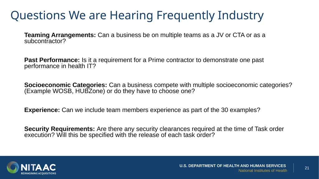 Welcome to the Federal Insights Exchange Virtual - slide 21 of 25