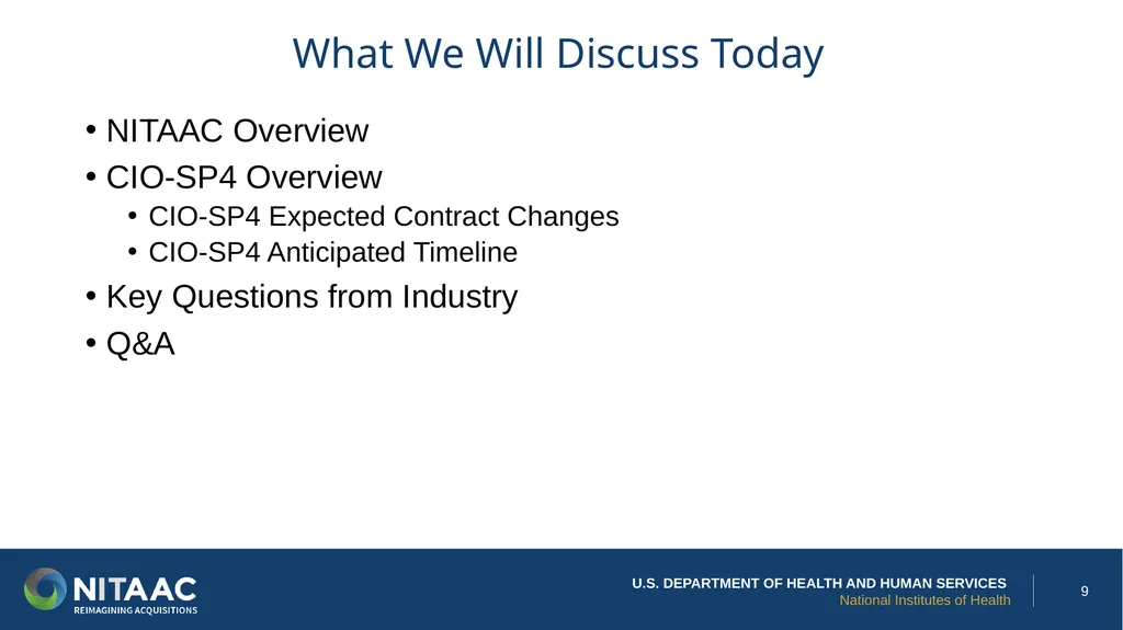 Welcome to the Federal Insights Exchange Virtual - slide 9 of 25