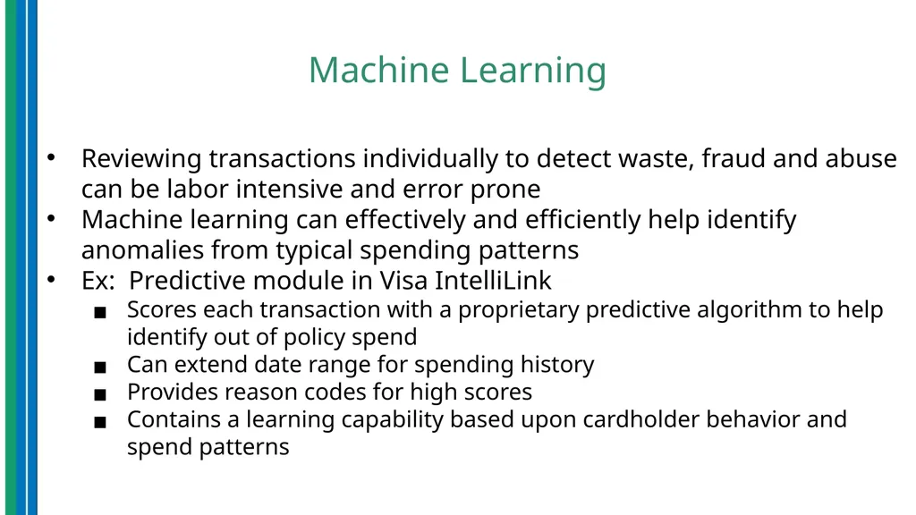 Use of Data Analytics for Effective Program - slide 18 of 36