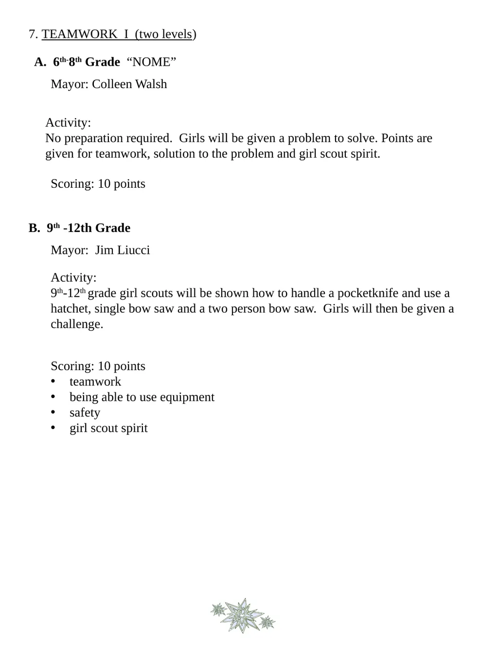 WELCOME GSHH Winter Programs This winter Girl - slide 21 of 25