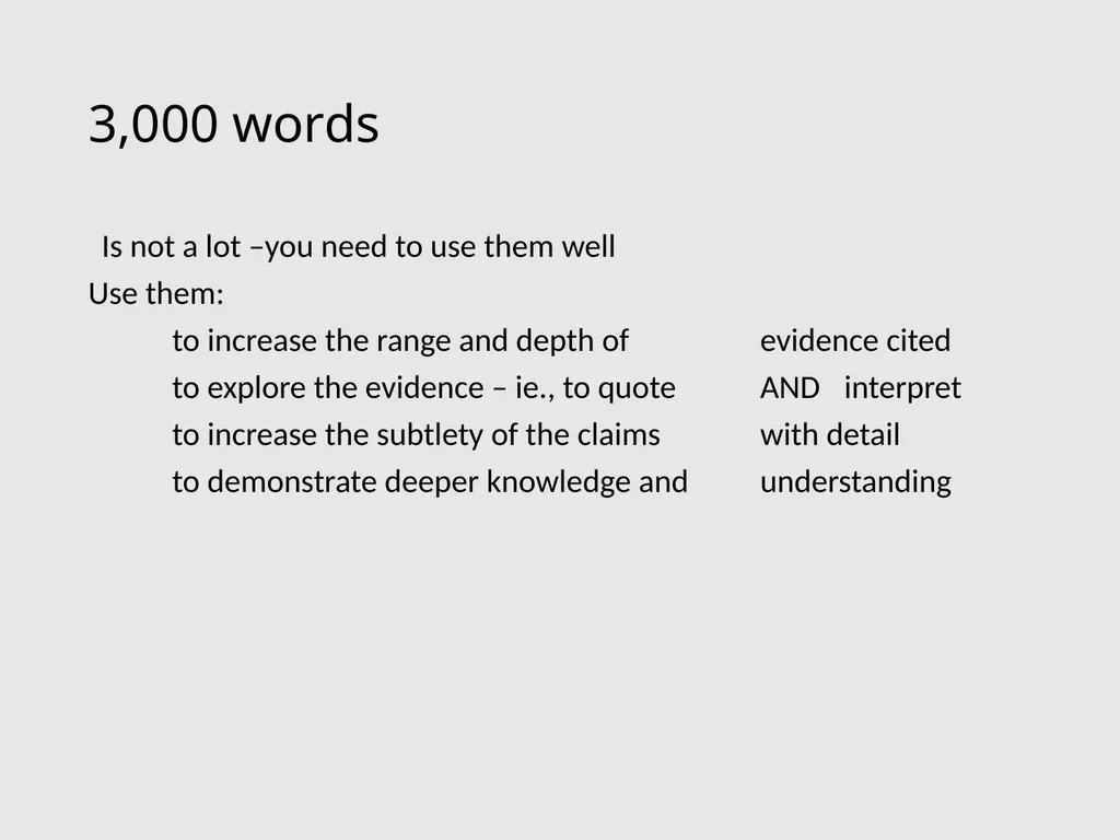The Essay Requirement: The long, formally assessed - slide 22 of 32