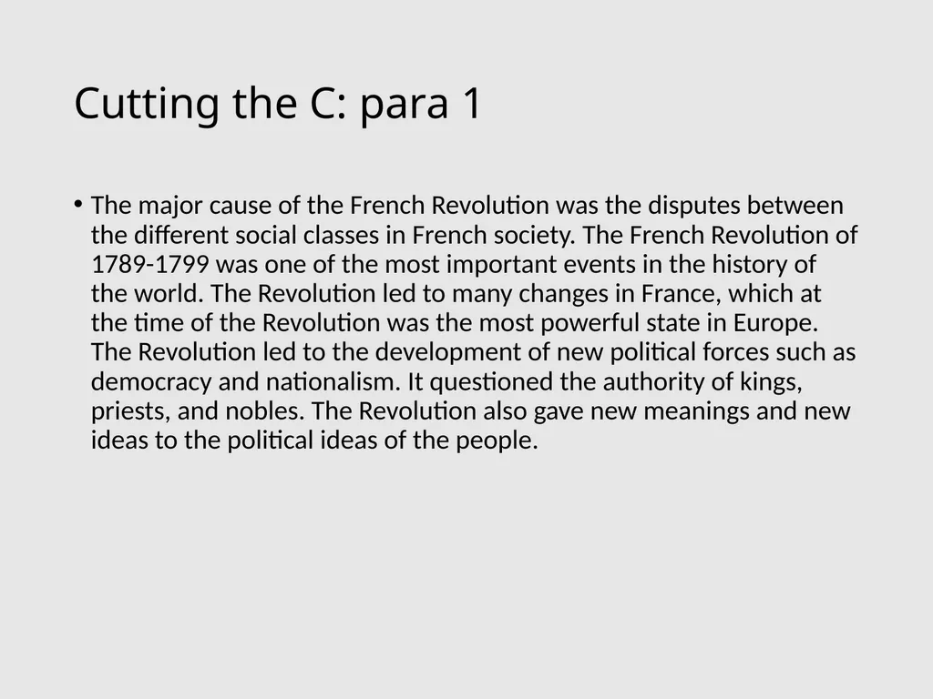 The Essay Requirement: The long, formally assessed - slide 29 of 32