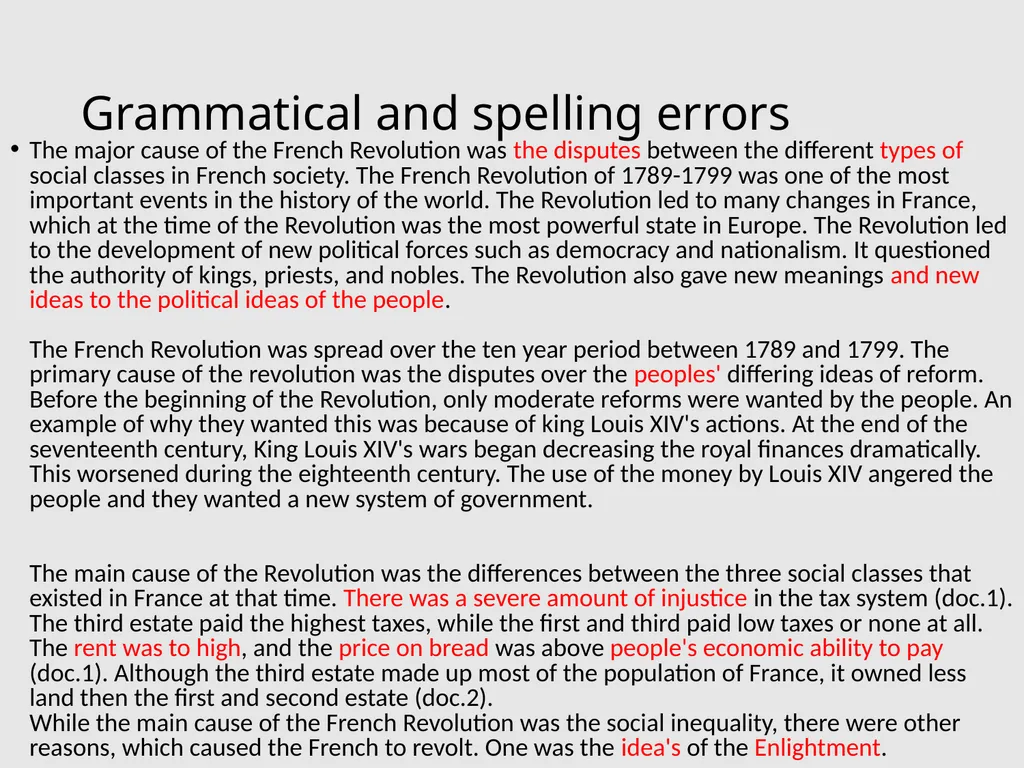 The Essay Requirement: The long, formally assessed - slide 26 of 32