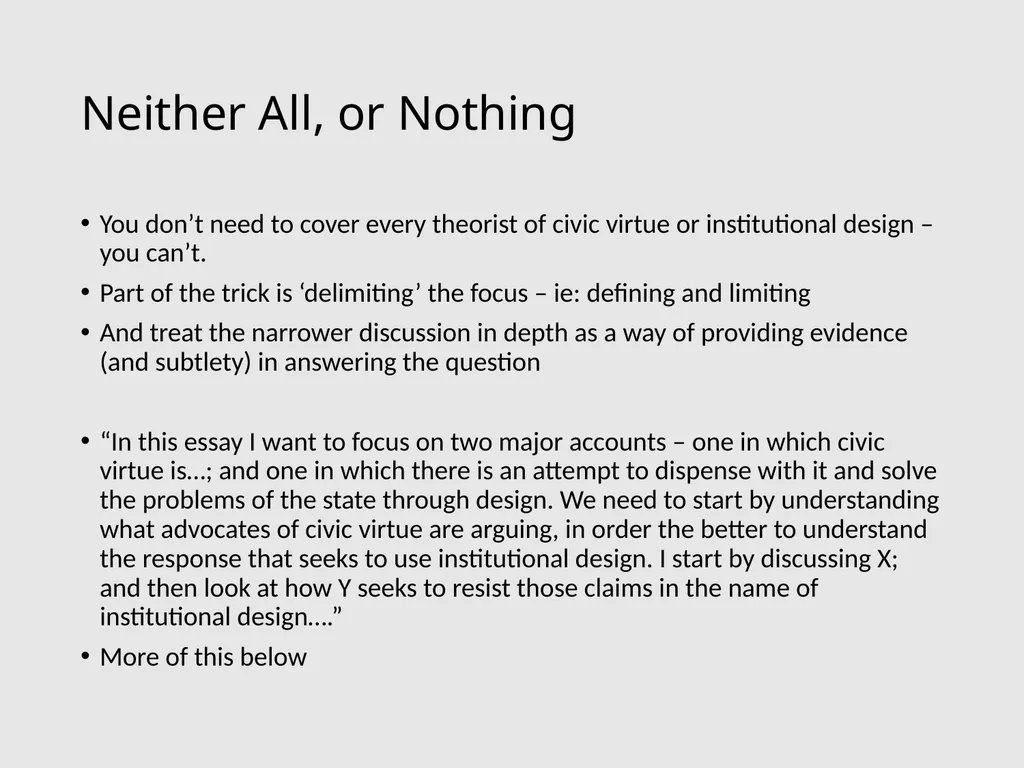 The Essay Requirement: The long, formally assessed - slide 5 of 32