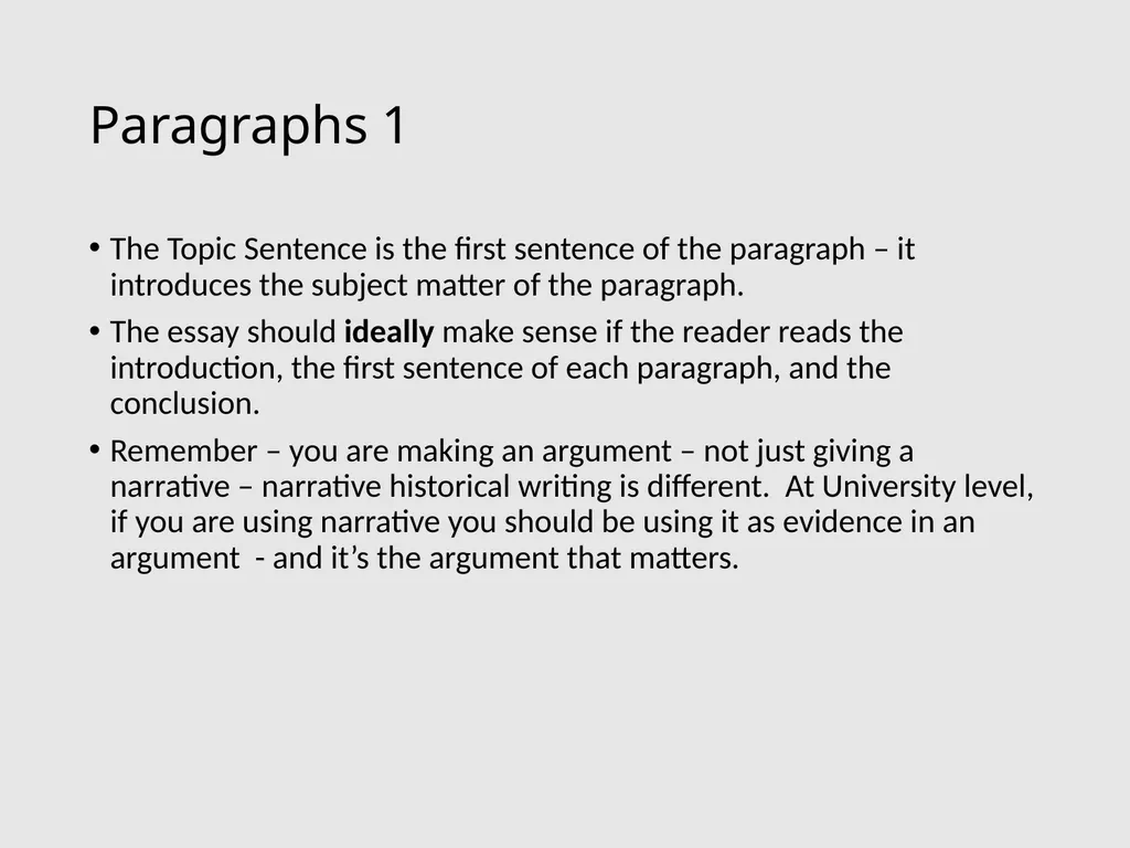 The Essay Requirement: The long, formally assessed - slide 9 of 32