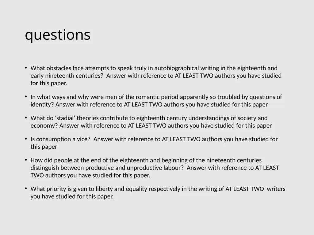 The Essay Requirement: The long, formally assessed - slide 31 of 32