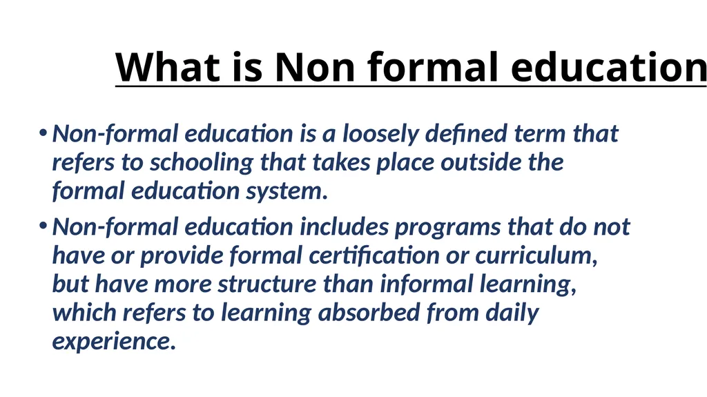 ENVIRONMENT AWARENESS THROUGH NON- FORMAL - slide 2 of 7