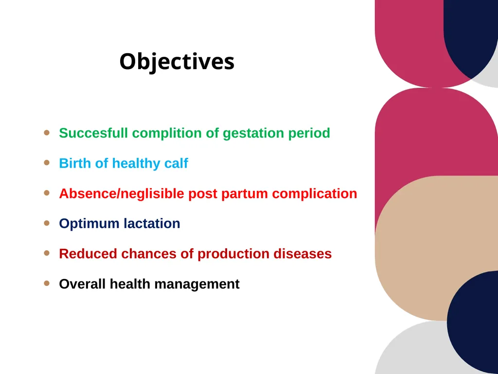 Care and management of pregnant animals Dr Alok - slide 3 of 19