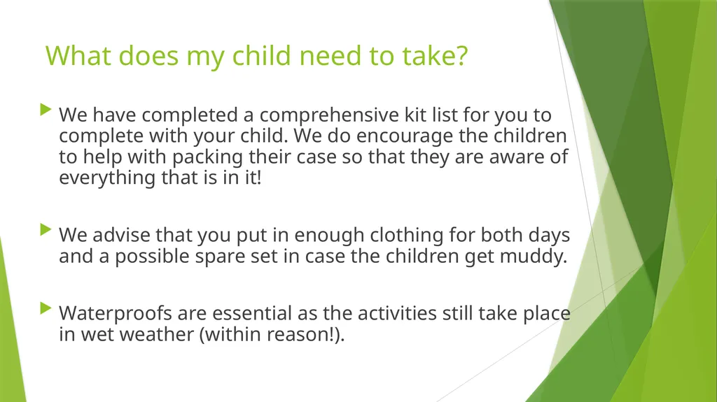 Year 4 Condover Hall Residential 2022 What does - slide 8 of 18
