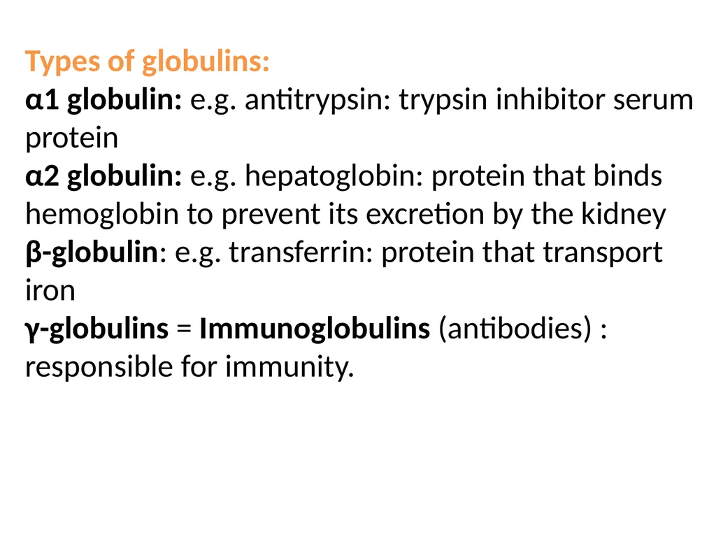 Classification of proteins I- Simple proteins: - slide 3 of 15
