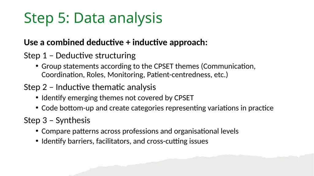 Validated Interview Guide: Healthcare Providers’ - slide 23 of 28