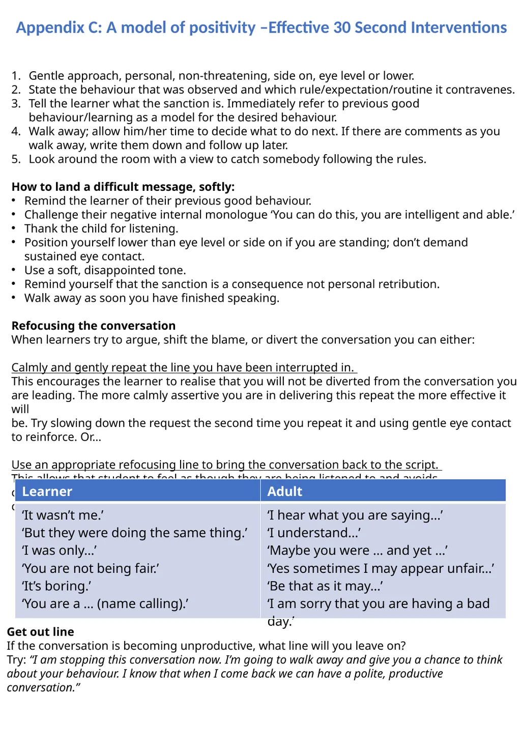 Behaviour and Relationships Policy Our Rules Be - slide 11 of 11